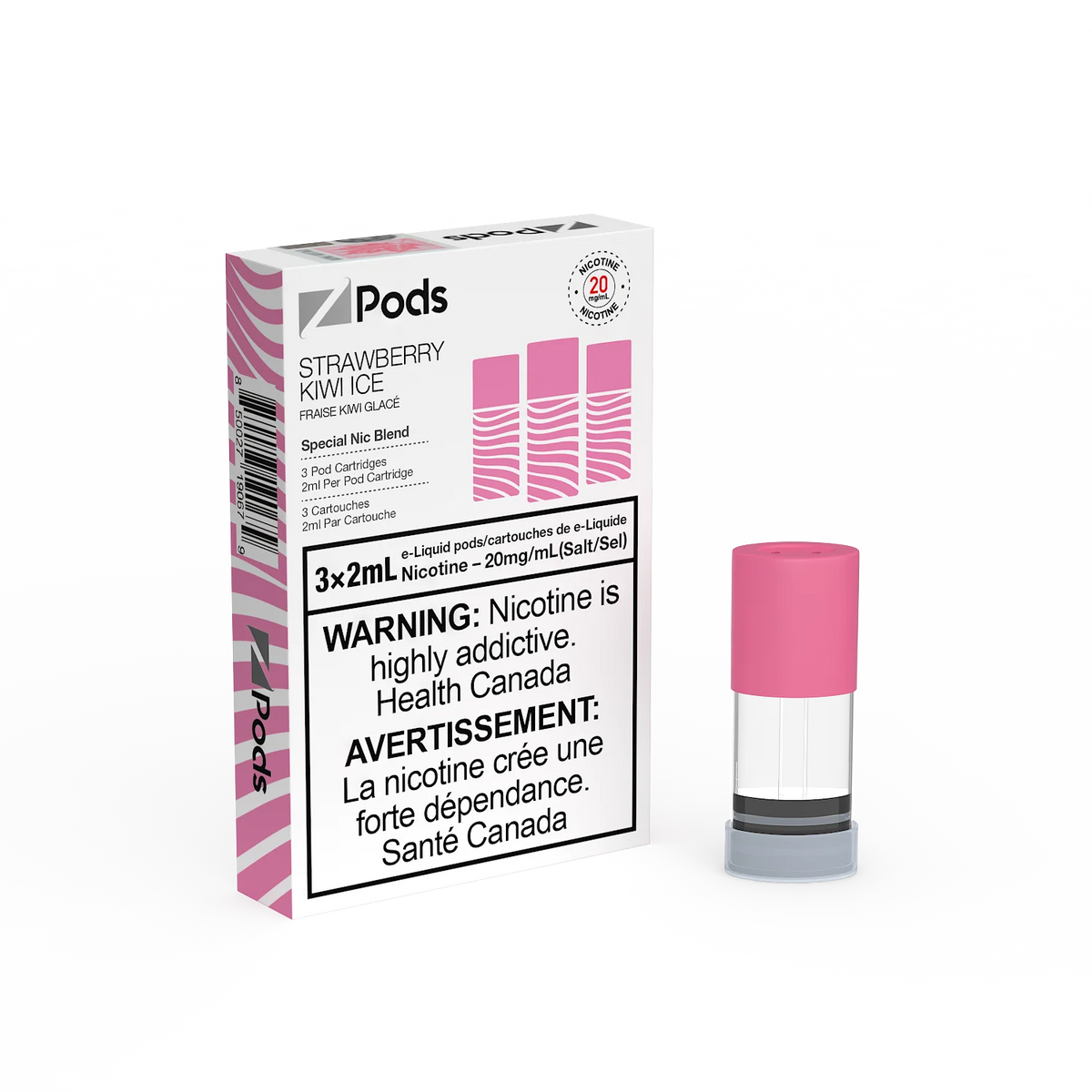 Z Pods 20mg - Strawberry Kiwi Ice