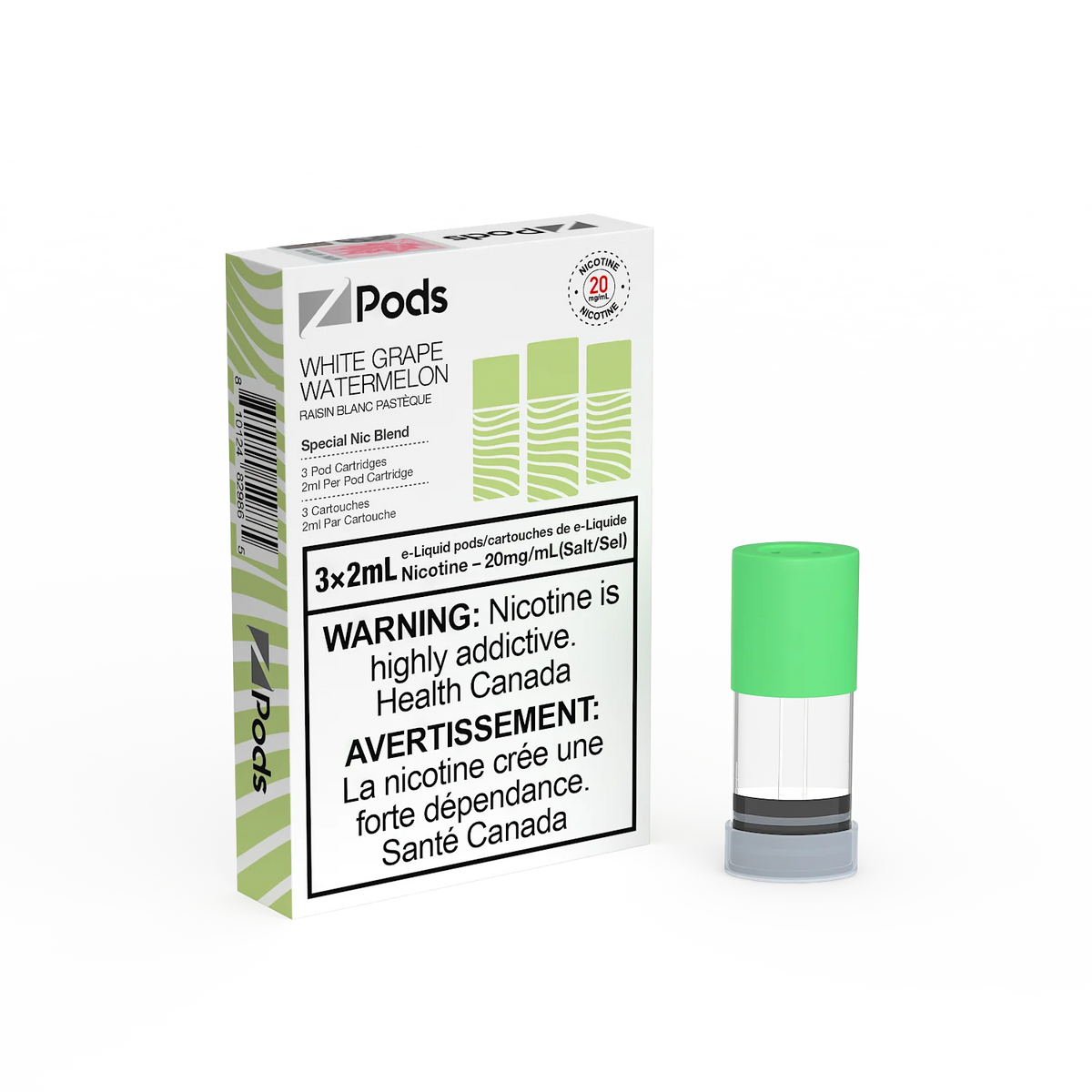 Z Pods 20MG - White Grape Watermelon