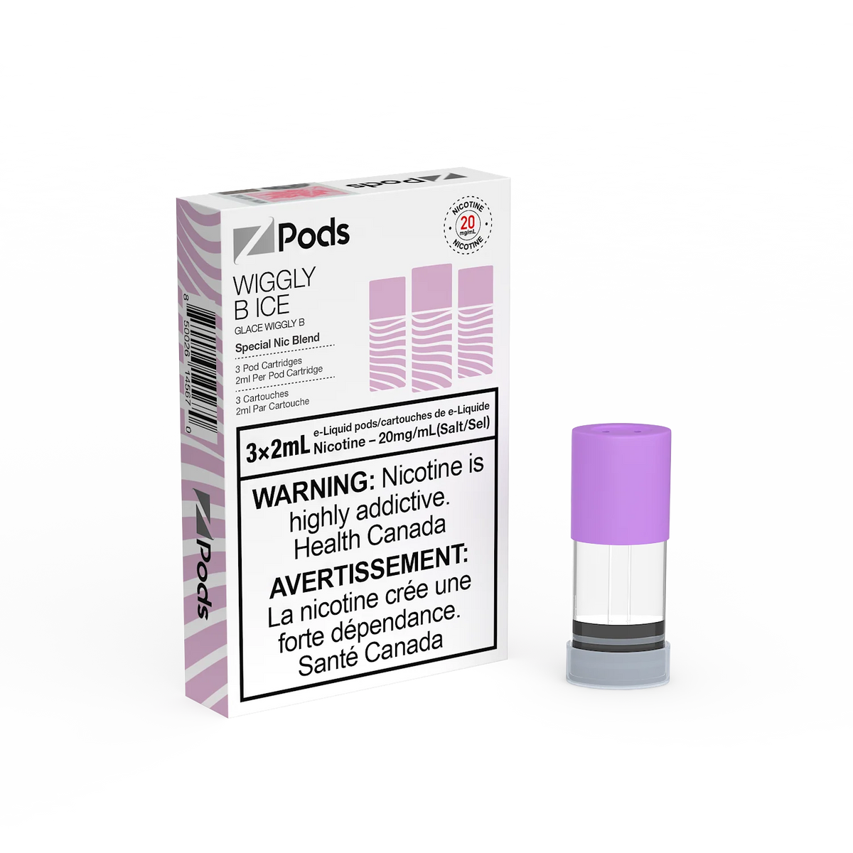 Z Pods 20MG - WIGGLY B ICE