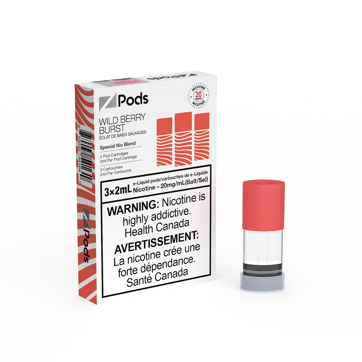 Z Pods 20mg - Wild Berry BURST