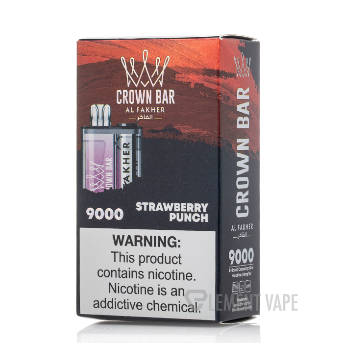 AL FAKHER CROWN BAR DISPOSABLE - 9000 Puffs – HM Vape