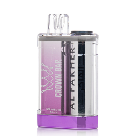 AL FAKHER CROWN BAR DISPOSABLE - 9000 - STRAWBERRY PUNCH