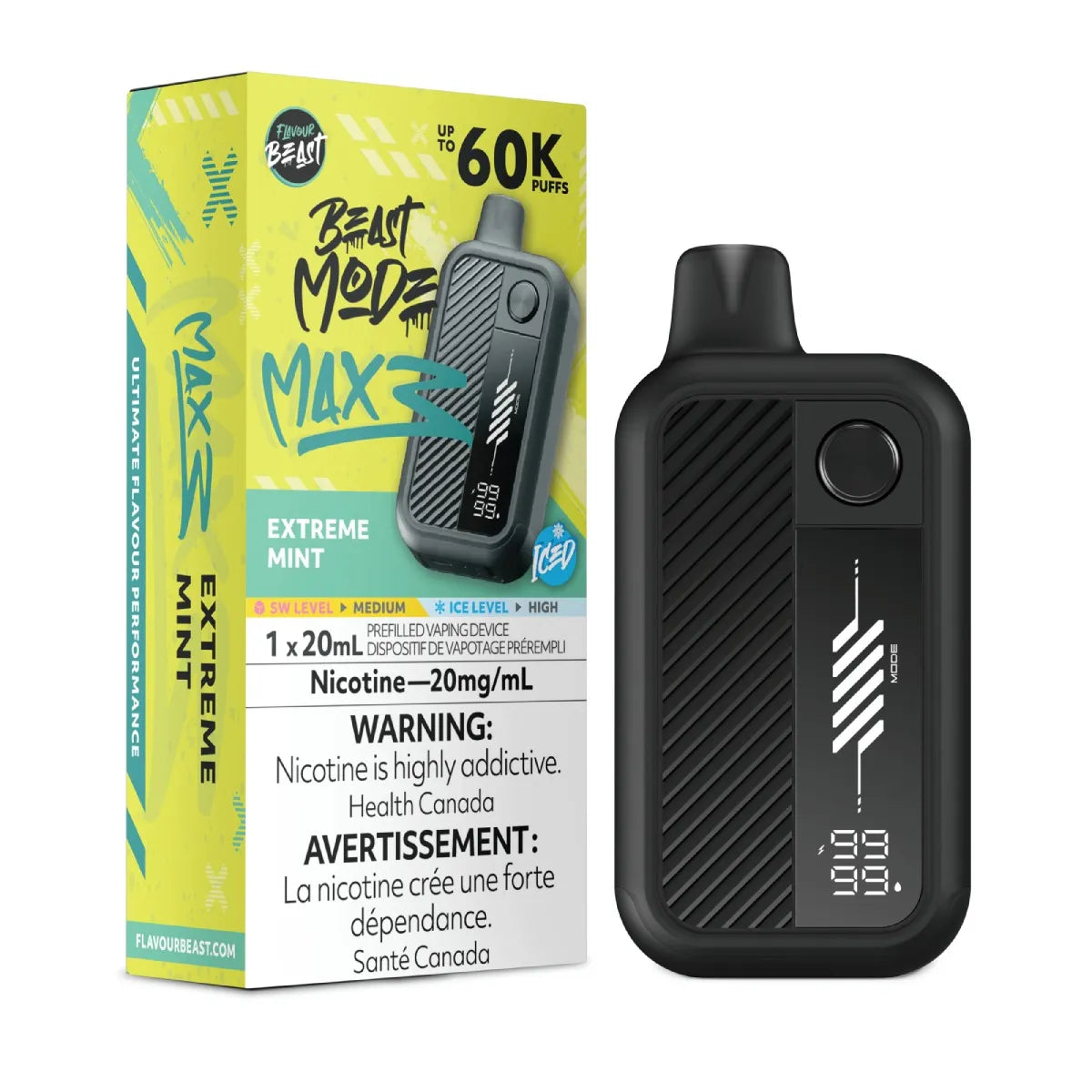 Flavour Beast BEAST MODE MAX 3 Disposable - 60K Puffs