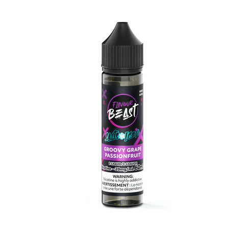 Flavour Beast E-Liquid Salt - GROOVY GRAPE PASSIONFRUIT ICED