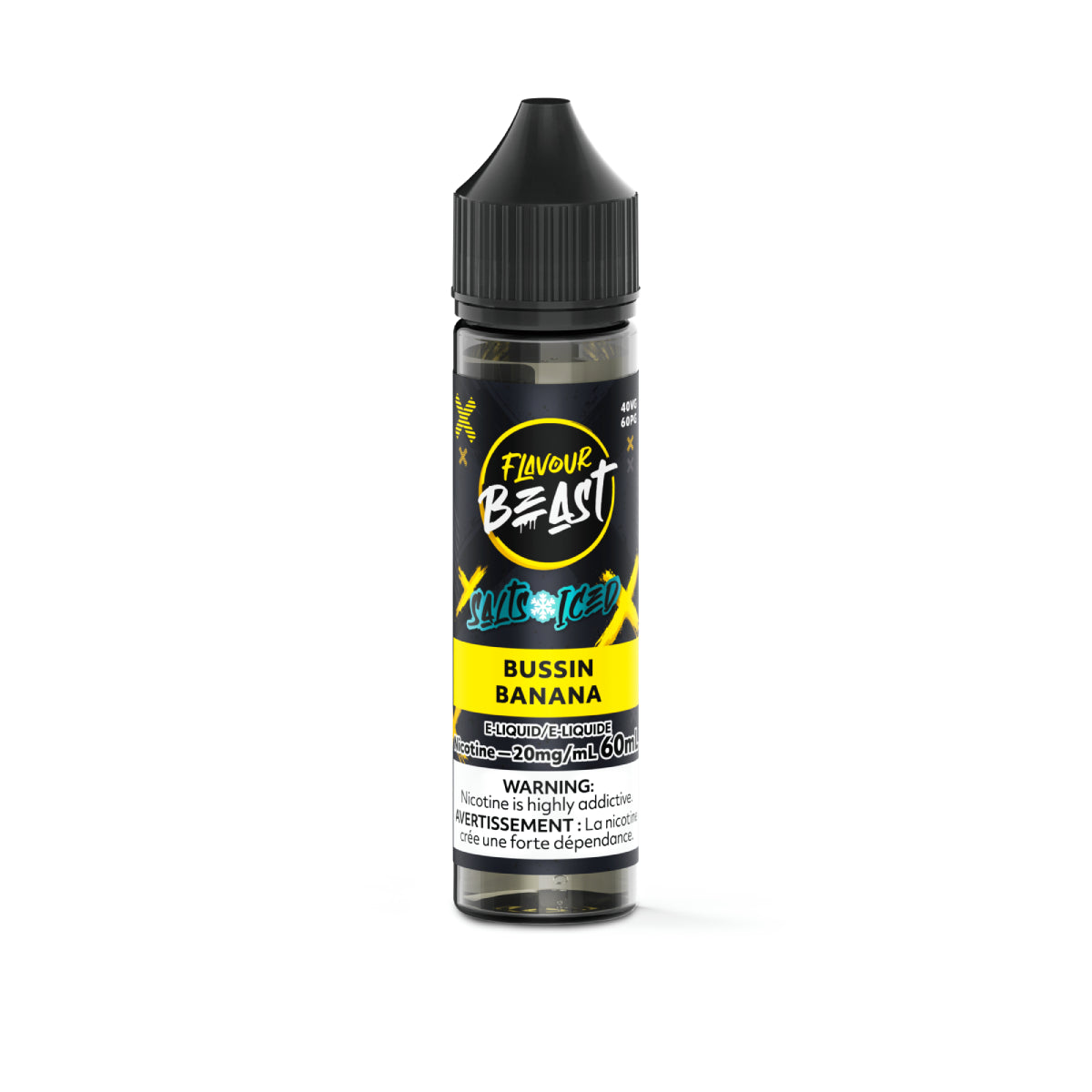 Flavour Beast E-Liquid Salt - Bussin Banana Iced