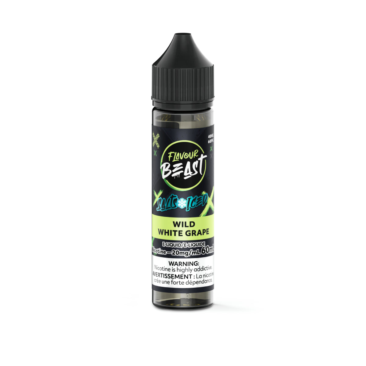 Flavour Beast E-Liquid Salt - Wild White Grape Iced