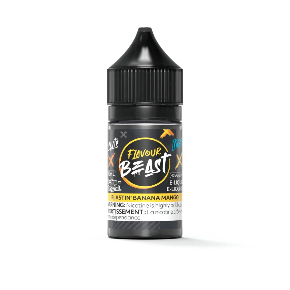 Flavour Beast E-Liquid (30mL) - Blastin' Banana Mango Iced