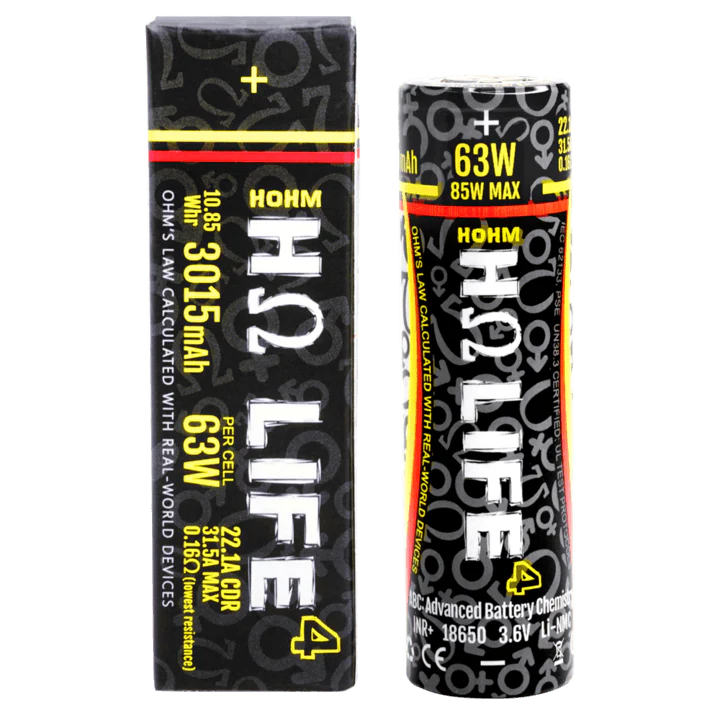 HOHMTECH LIFE4 18650 3015MAH 22.1A - 1pc/pk