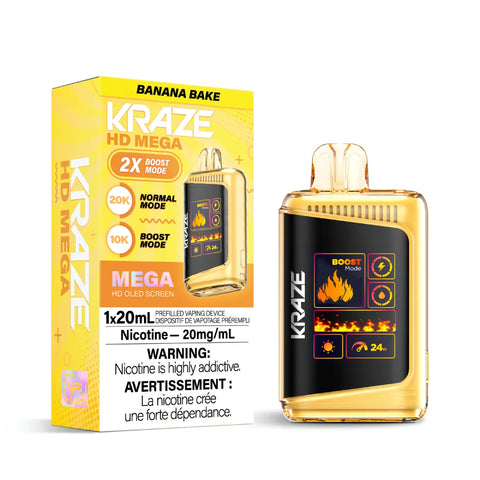 Kraze HD Mega Disposable - 20000 Puffs