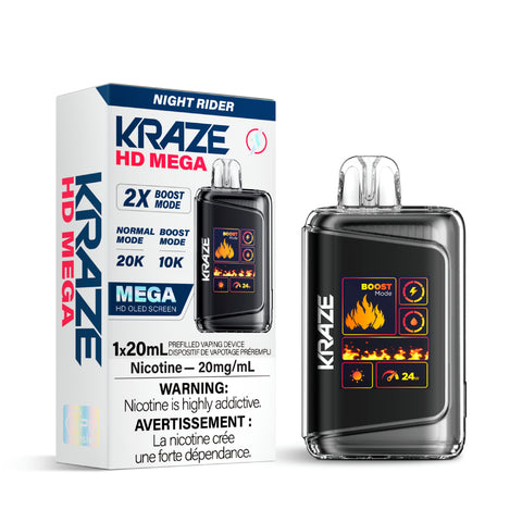 Kraze HD Mega Disposable - 20000 Puffs