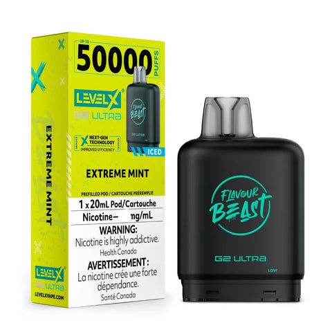 Level X G2 ULTRA Pod FB 50K - Zero & 10mg/ml Nicotine