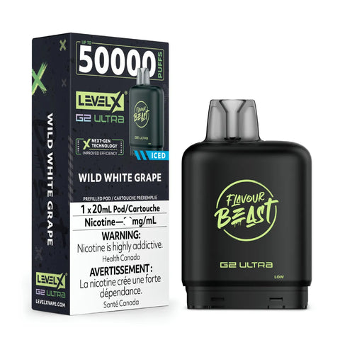 Level X G2 ULTRA Pod FB 50K - Zero & 10mg/ml Nicotine