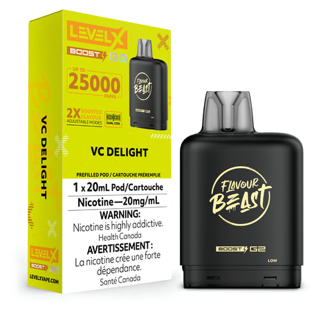 Level X FB Boost G2 Pod - 25K Puffs