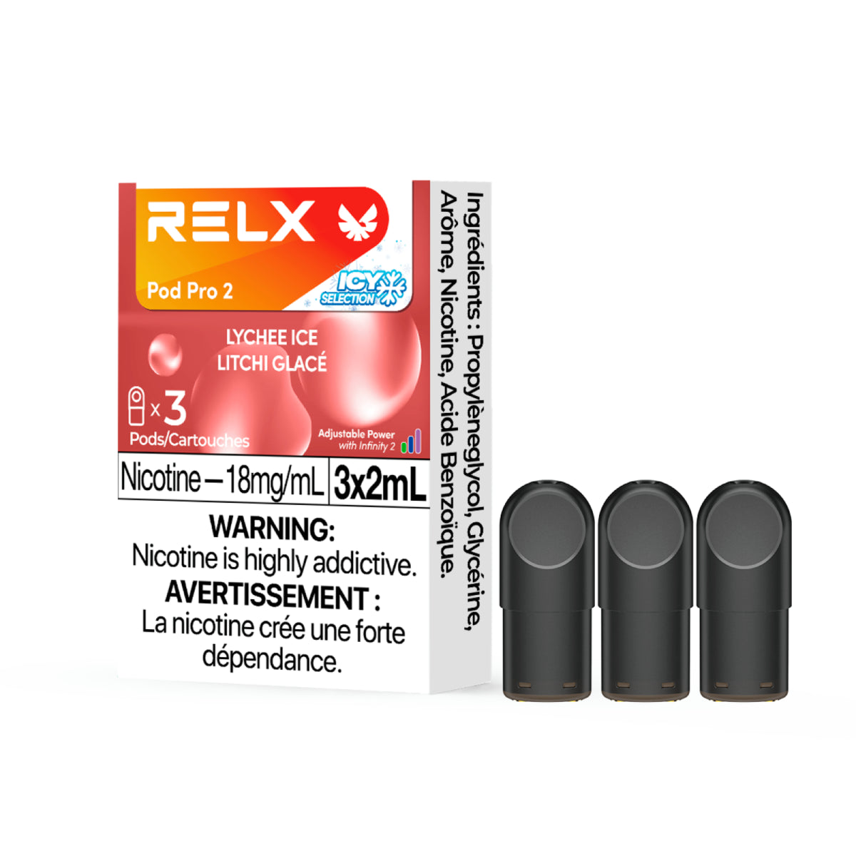 RELX Pod Pro 2 - 18mg 3pc/Pack