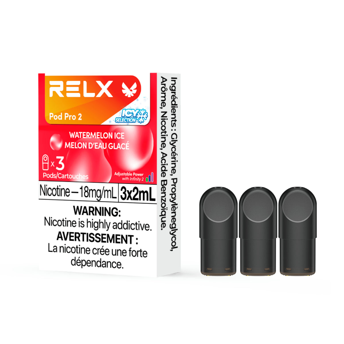 RELX Pod Pro 2 - 18mg 3pc/Pack