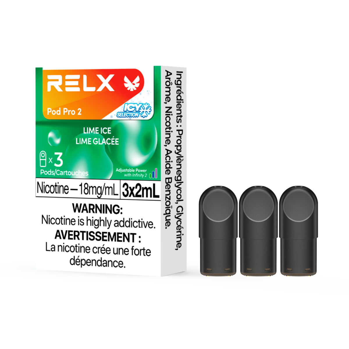 RELX Pod Pro 2 - 18mg 3pc/Pack