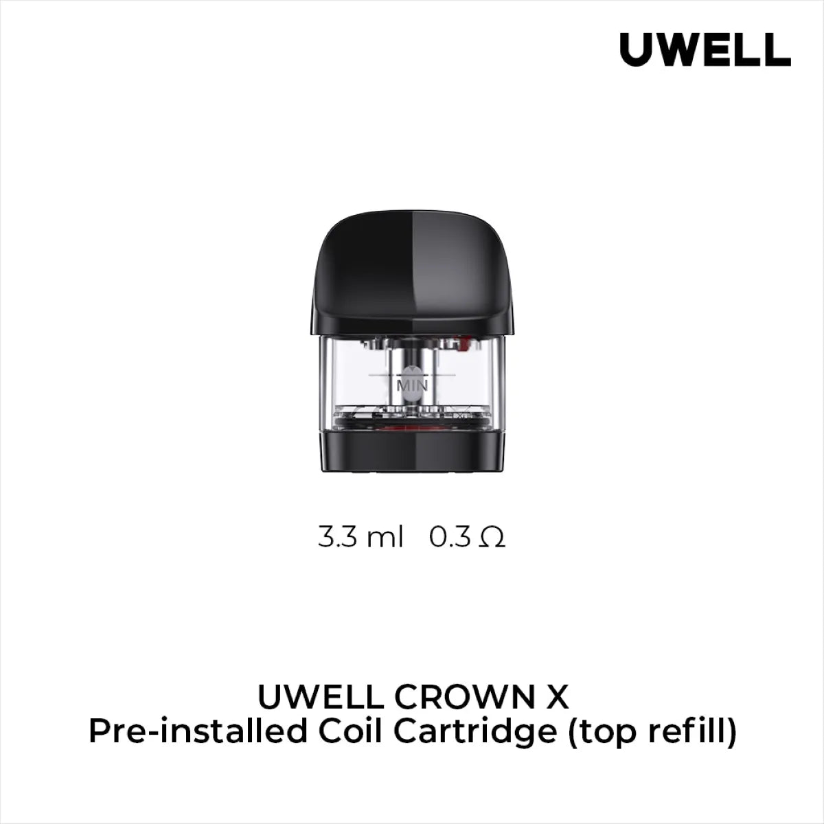 Uwell Crown X Replacement Pods 2/PK [CRC Version]