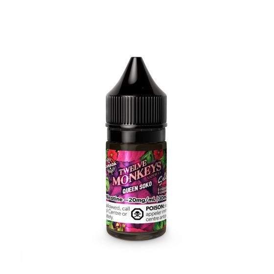 Twelve Monkeys Nic-Salt E-Juice - Queen Soko