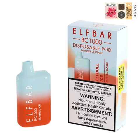 ELFBAR BC1000 20mg - 1000 Puff - Elfbull Ice