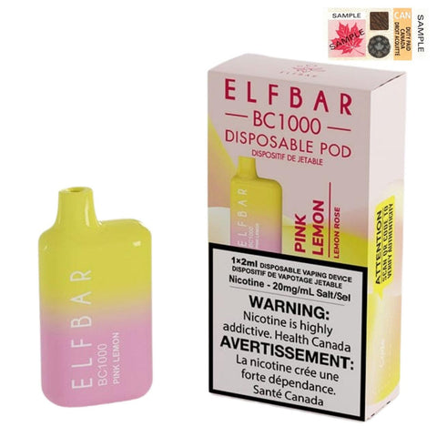 ELFBAR BC1000 20mg - 1000 Puff - Pink Lemon