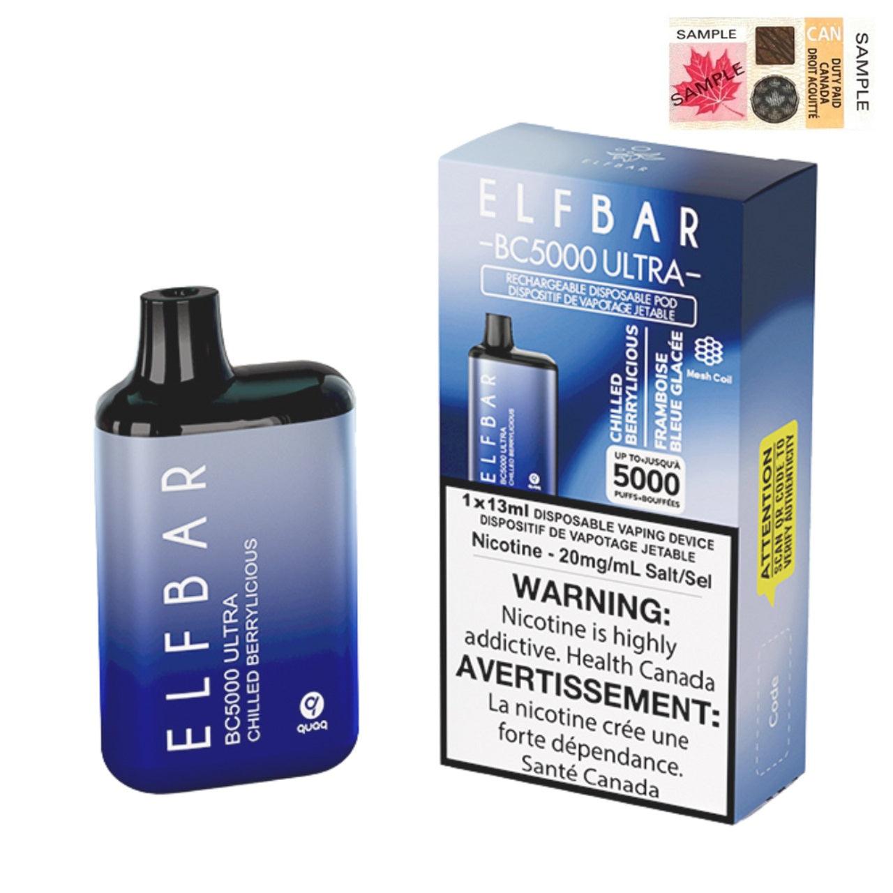 ELFBAR BC5000 ULTRA - CHILLED BERRYLICIOUS