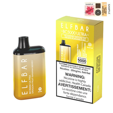 ELFBAR BC5000 ULTRA - DRAGON FRUIT BANANA BERRY