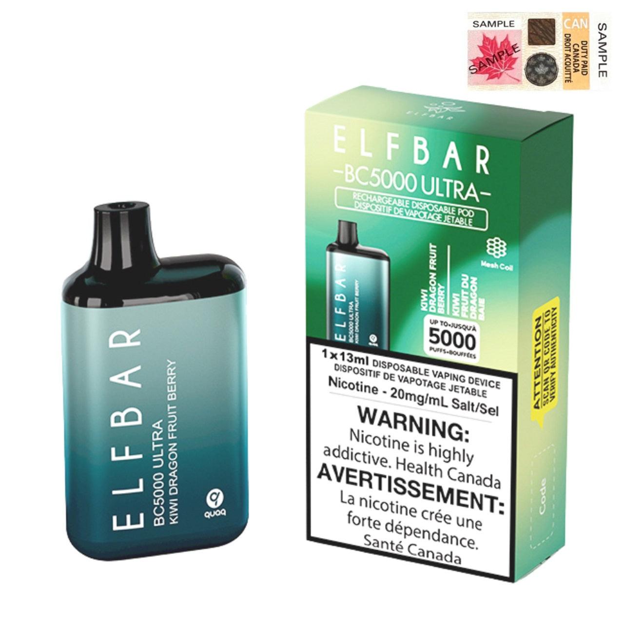 ELFBAR BC5000 ULTRA - KIWI DRAGON FRUIT BERRY