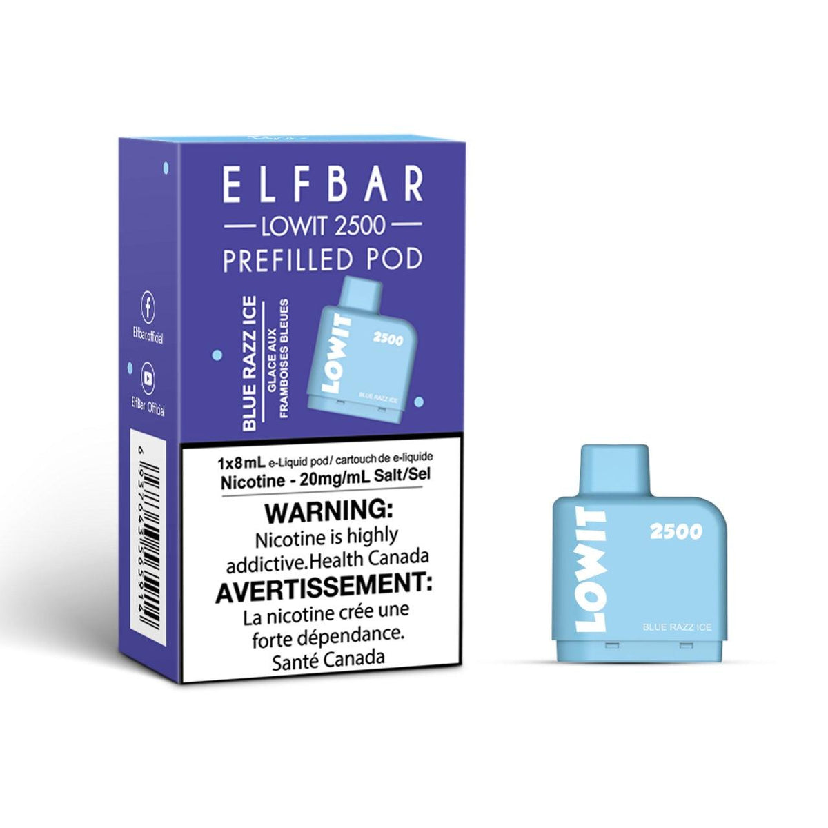 Elf Bar Lowit 2500 Puff Prefilled Pod - HM Vape