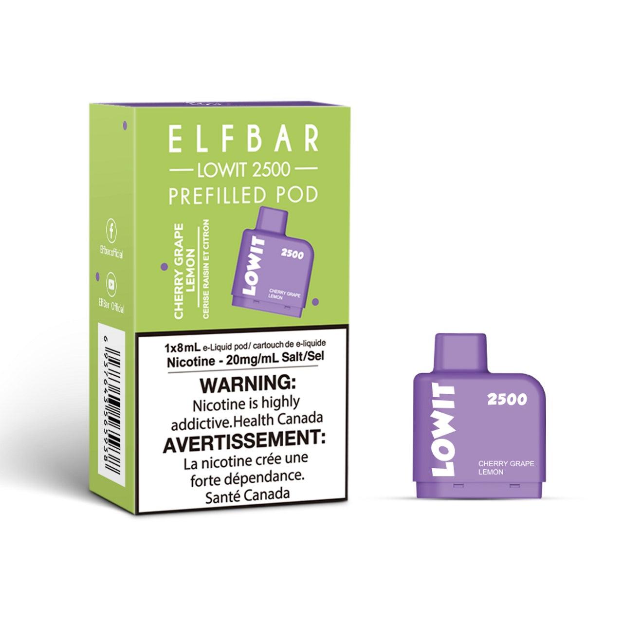 Elf Bar Lowit 2500 Puff Prefilled Pod - HM Vape