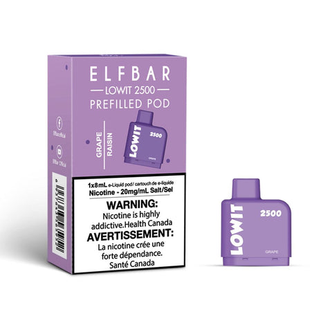 Elf Bar Lowit 2500 Puff Prefilled Pod - HM Vape