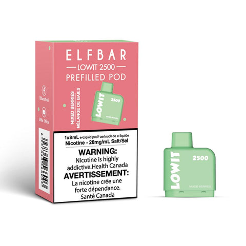 Elf Bar Lowit 2500 Puff Prefilled Pod - HM Vape