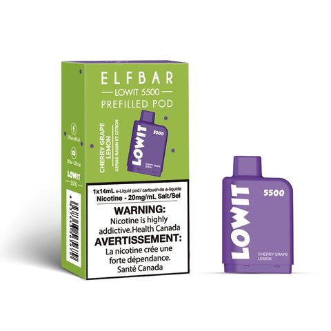 Elf Bar Lowit 5500 Puff Prefilled Pod - HM Vape