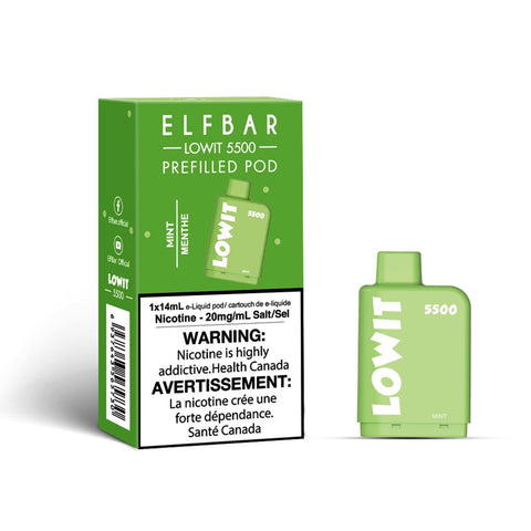 Elf Bar Lowit 5500 Puff Prefilled Pod - HM Vape