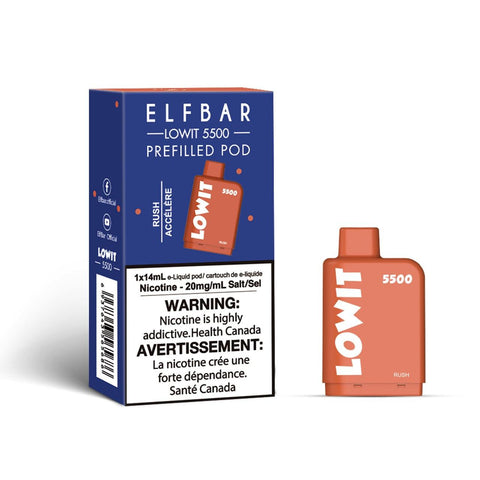 Elf Bar Lowit 5500 Puff Prefilled Pod - HM Vape