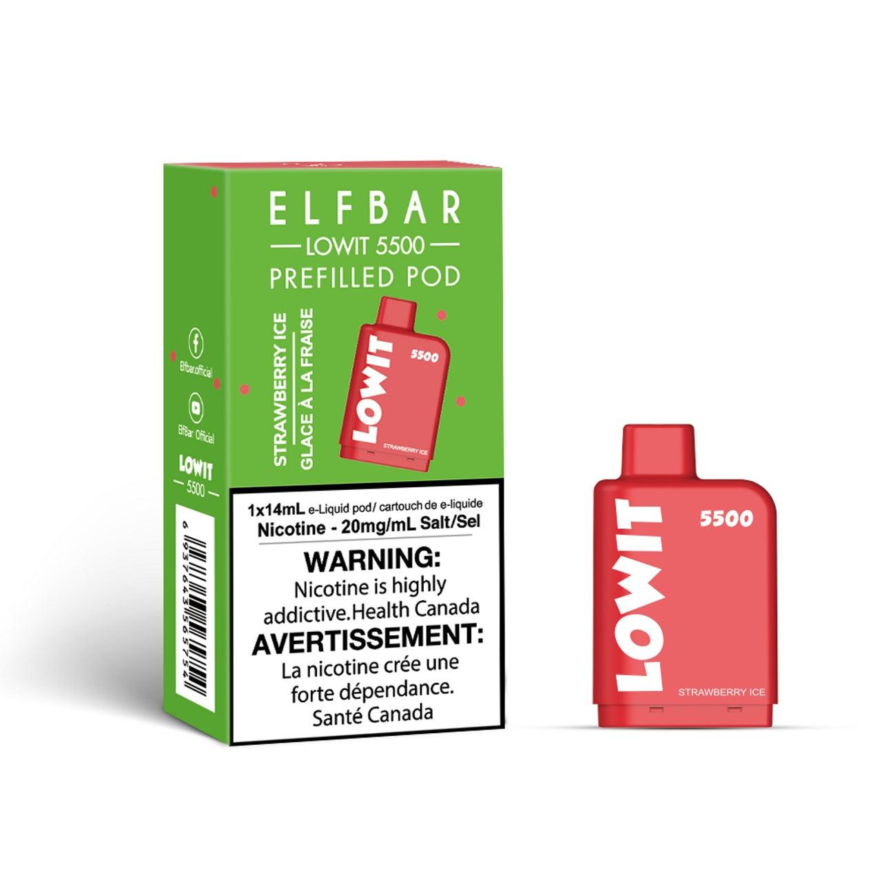 Elf Bar Lowit 5500 Puff Prefilled Pod - HM Vape