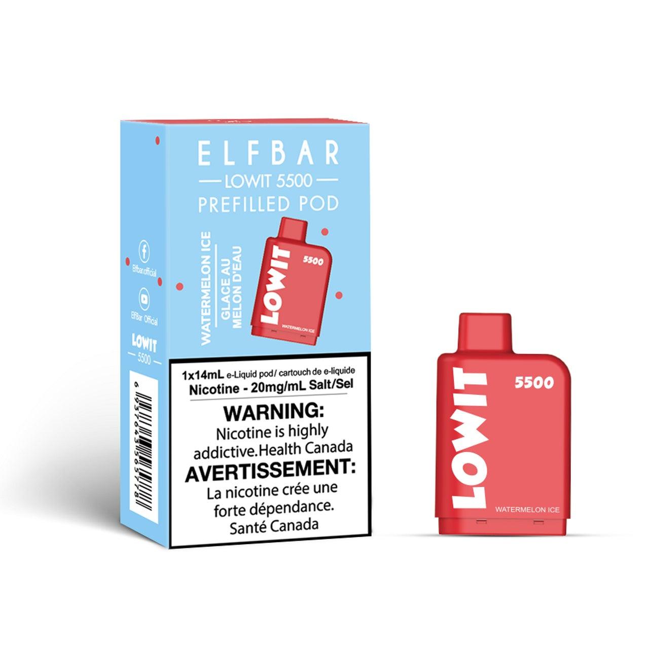 Elf Bar Lowit 5500 Puff Prefilled Pod - HM Vape