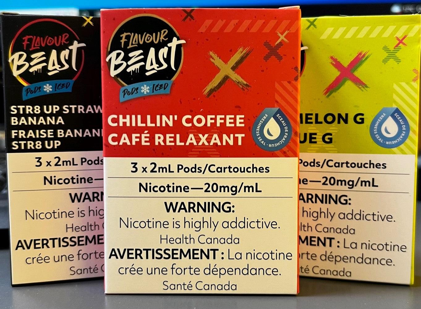 Flavour Beast Pods 3Pk 20mg - CHILLIN' COFFEE