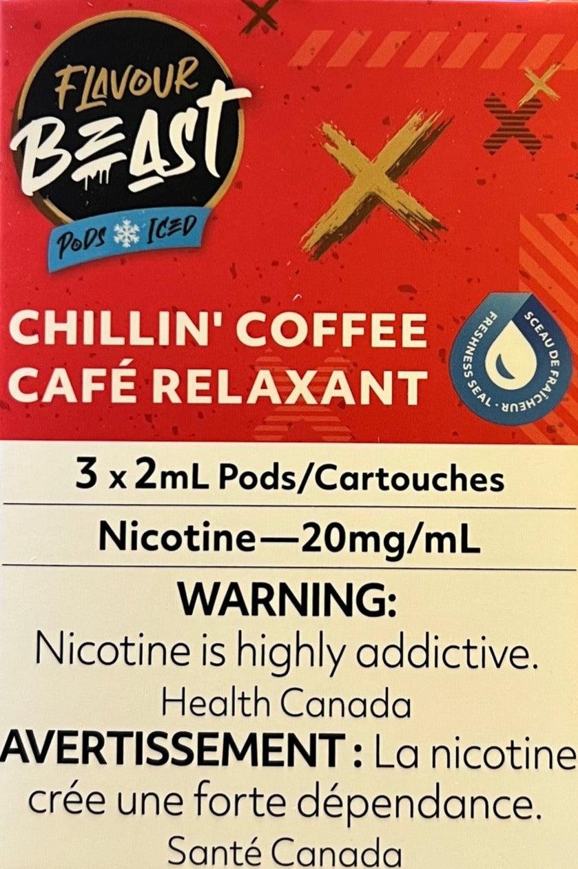 Flavour Beast Pods 3Pk 20mg - CHILLIN' COFFEE