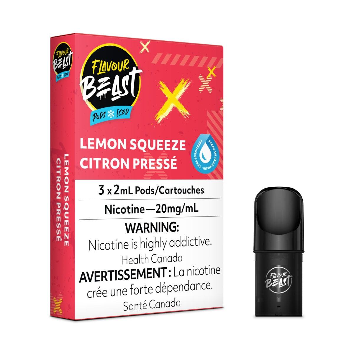 Flavour Beast Pods 3Pk 20mg - LEMON SQUEEZE ICED