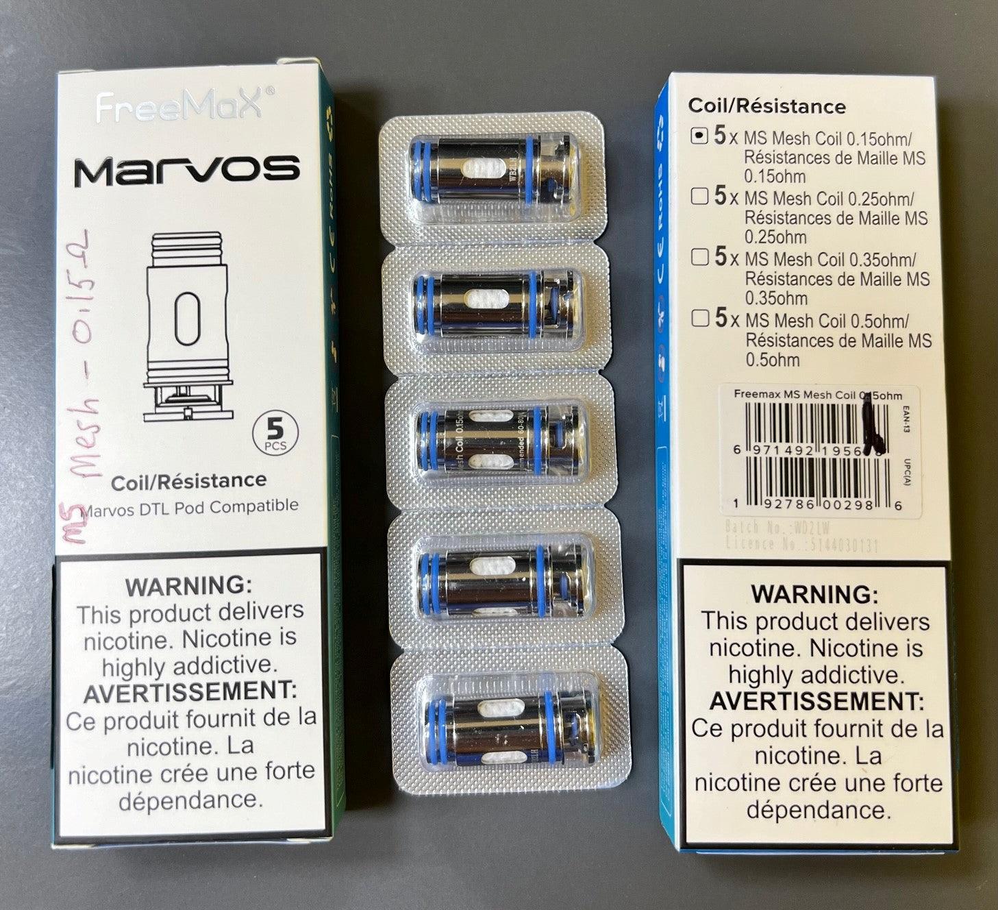 FREEMAX MARVOS MS MESH REPLACEMENT COIL (5 PACK) - HM Vape