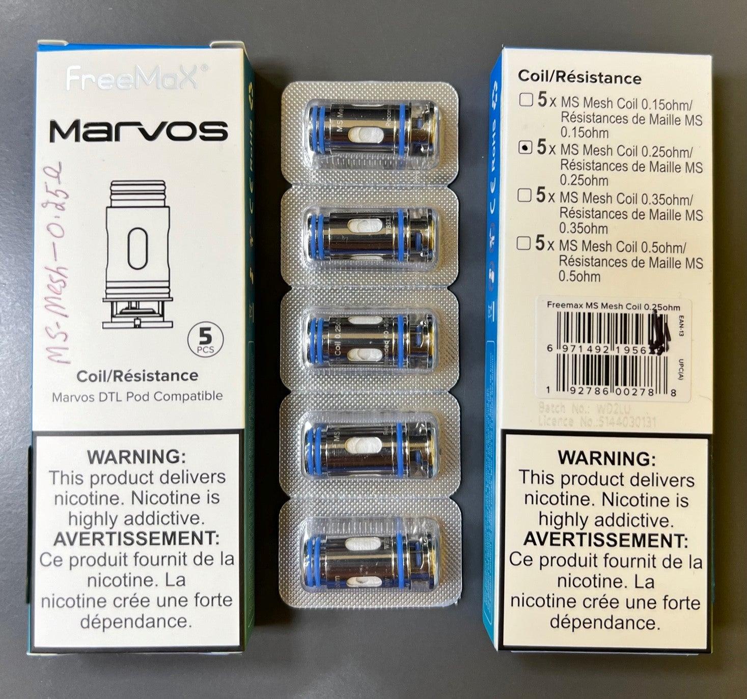 FREEMAX MARVOS MS MESH REPLACEMENT COIL (5 PACK) - HM Vape