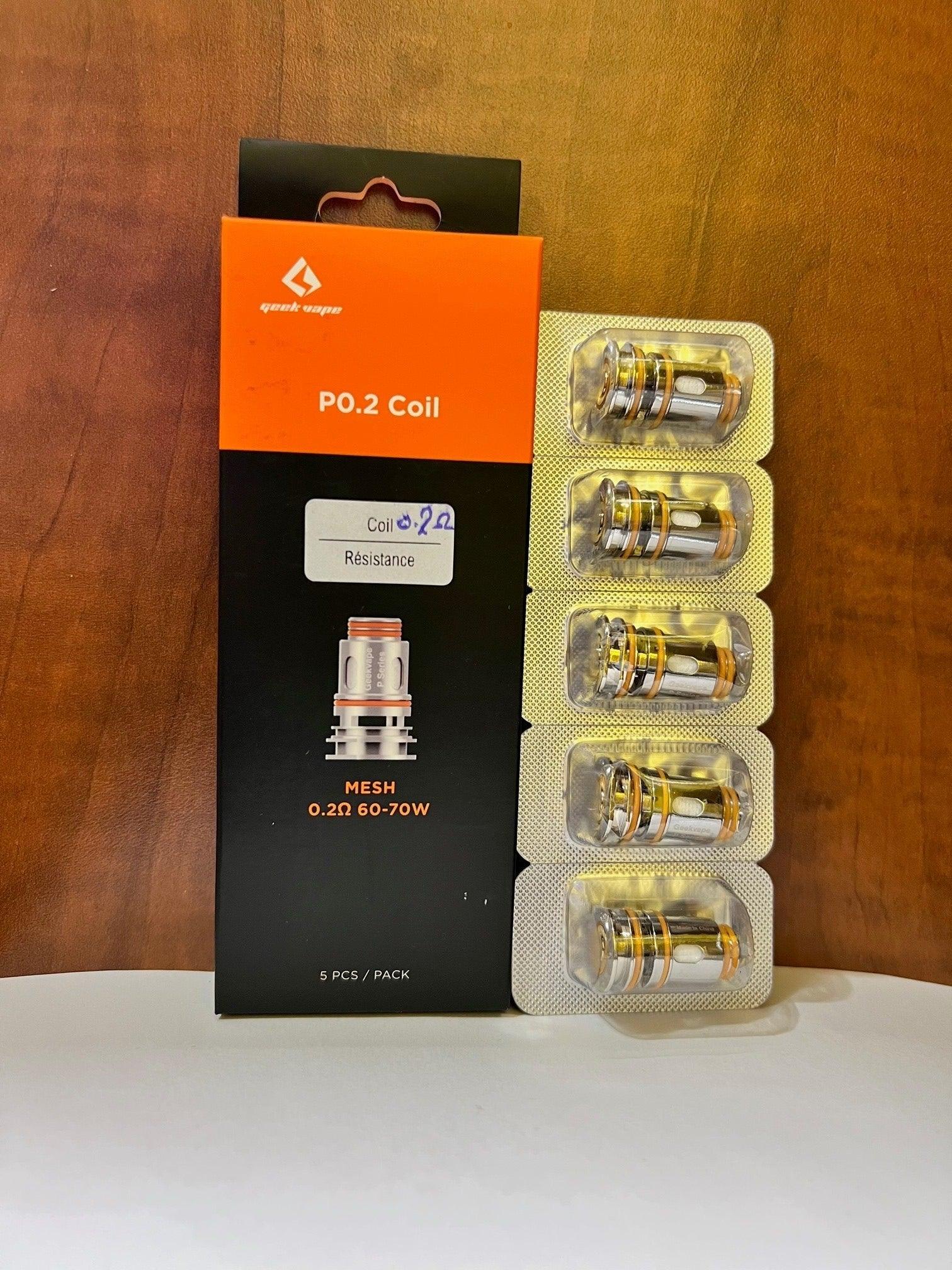 GEEKVAPE P REPLACEMENT COIL (5 PACK) - P-0.2 Ohm