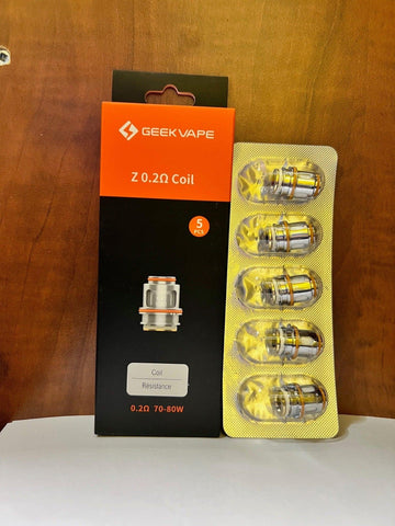 GEEKVAPE ZEUS REPLACEMENT COIL (5 PACK) - Z-0.2 Ohm