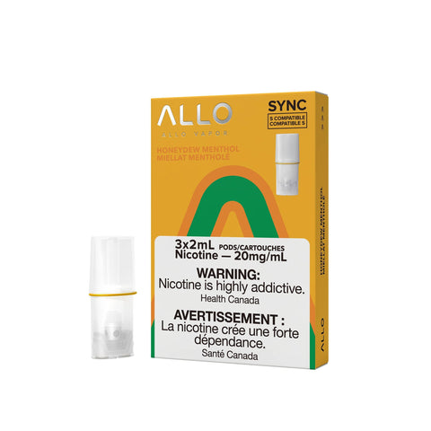 Honeydew Menthol Allo Sync S Compatible Pods 20mg