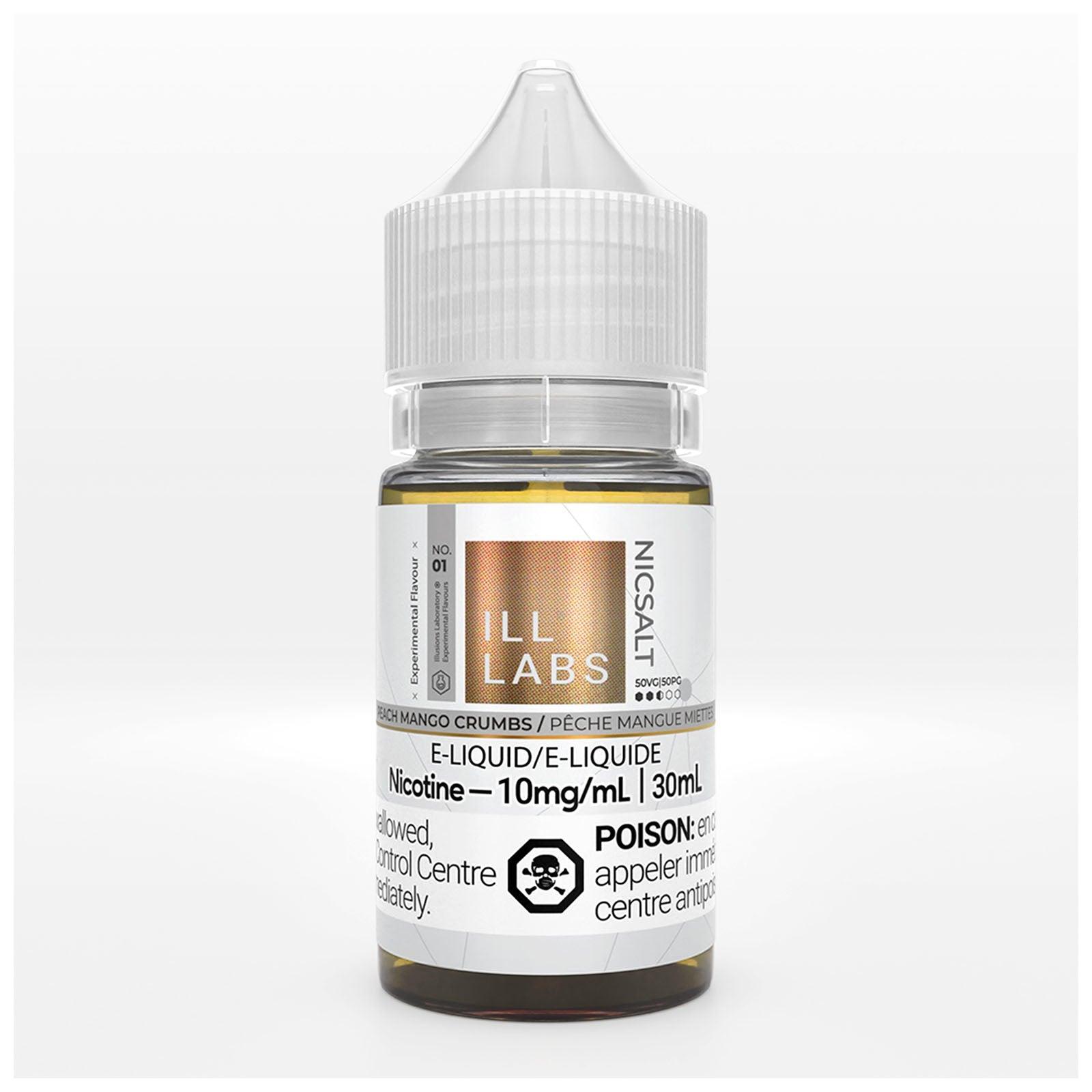 ILL Labs E-Liquid Salt 30ml - Peach Mango Crumbs - HM Vape