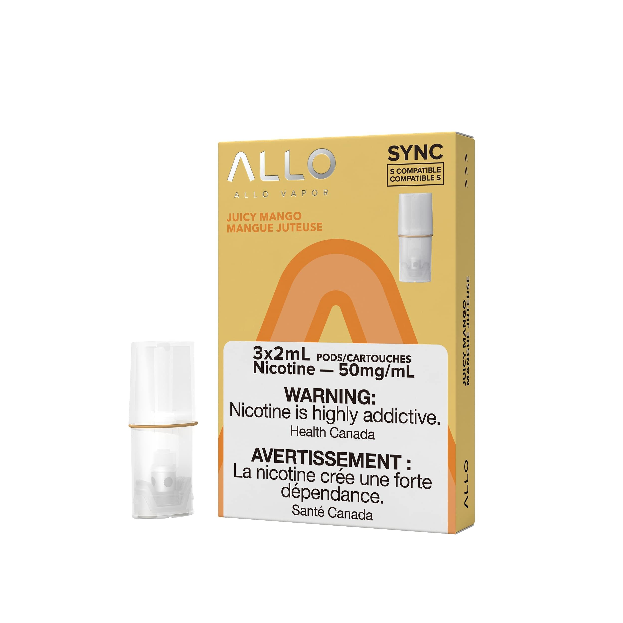 Juicy Mango Allo Sync S Compatible Pods 50mg