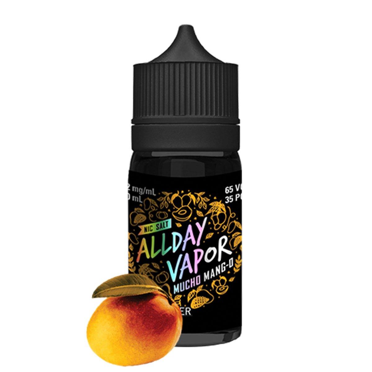 AllDay Vapor Nic-Salt E-Juice 30ml - Mucho Mango