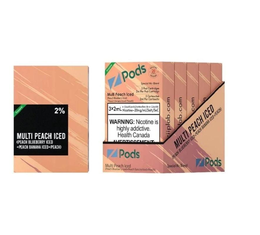 Z Pods SPECIAL NIC BLEND - MULTI PEACH ICED