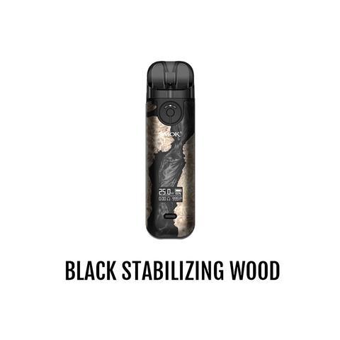 SMOK NOVO 4 POD KIT - Black Stabilizing Wood