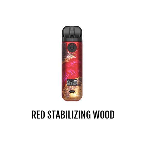 SMOK NOVO 4 POD KIT - Red Stabilizing Wood